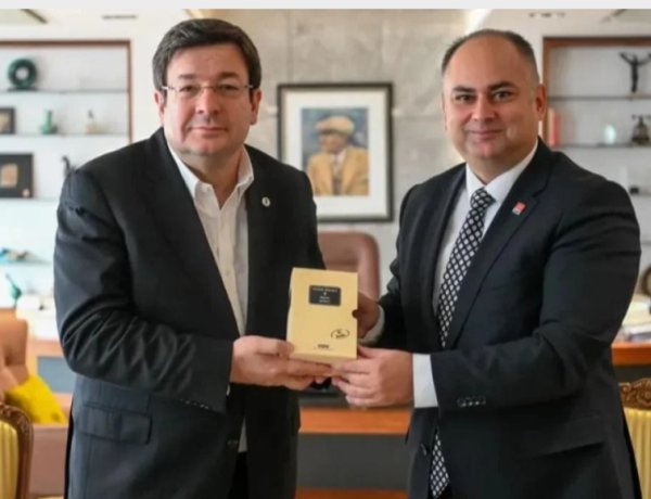 İbrahim Can Ergun’den Başkan Muharrem Erkek’e İade-i Ziyaret