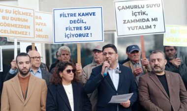 Candan "İçemediğimiz suyu ve Hizmet alamadığımız bir sisteme zam yapılmasını kabul etmiyoruz"